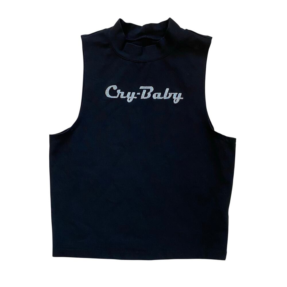 Cry Baby Cropped Tank, Women's Small/Medium